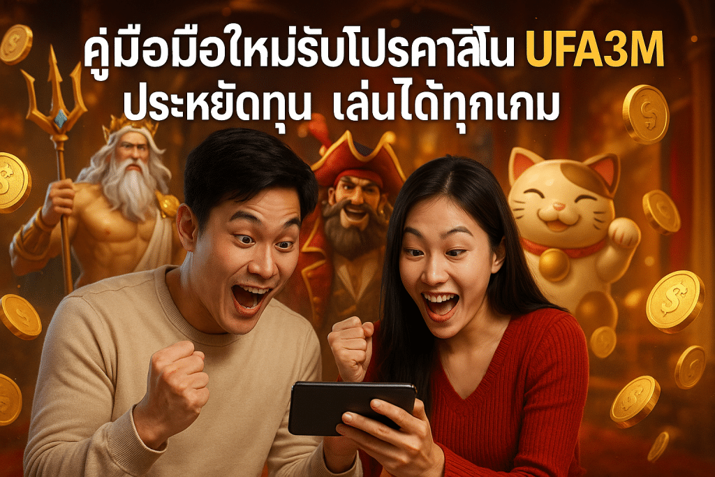 คู่มือมือใหม่รับโปรคาสิโน UFA3M ประหยัดทุน เล่นได้ทุกเกม