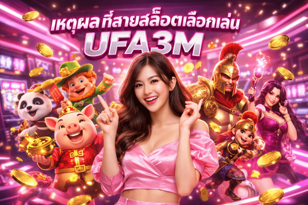 เหตุผลที่สายสล็อตเลือกเล่น UFA3M