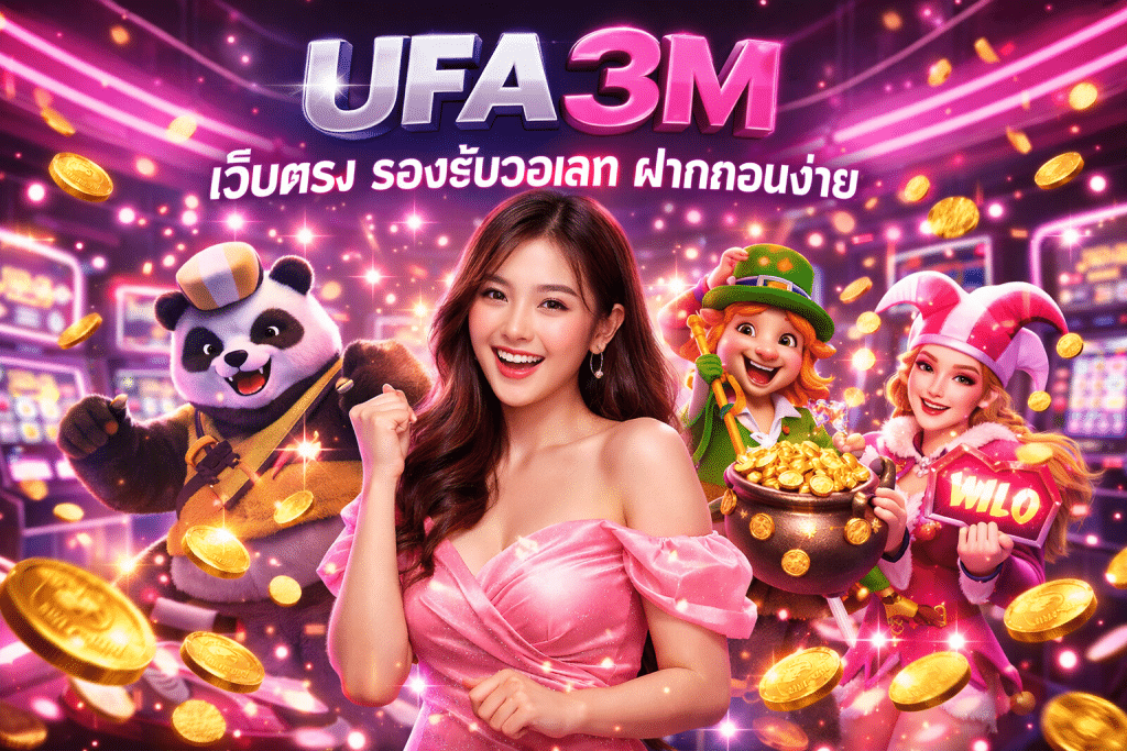UFA3M เว็บตรง รองรับวอเลท ฝากถอนง่าย